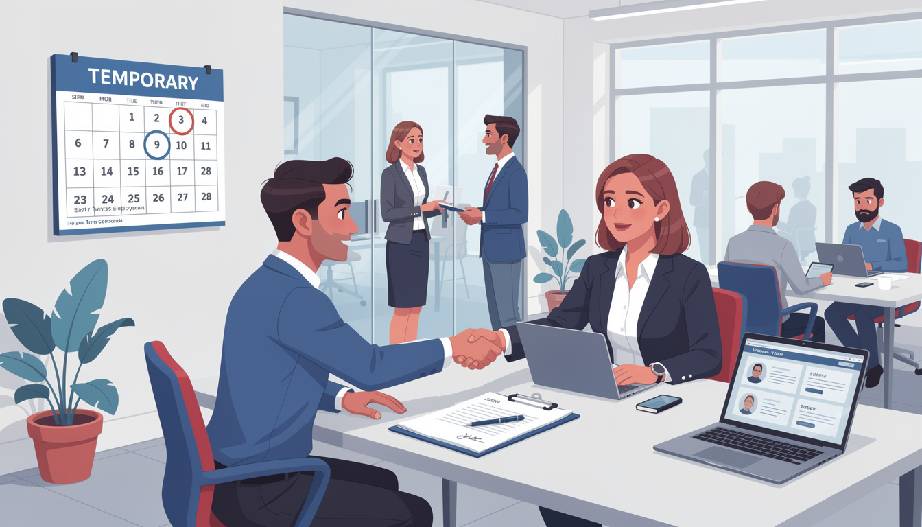 découvrez ce qu'est un emploi temporaire, ses avantages et les étapes clés pour en décrocher un facilement.