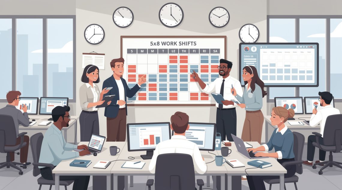 découvrez comment fonctionne le travail en 5x8, avec des explications claires sur l'organisation du planning et la gestion des horaires pour une meilleure efficacité.